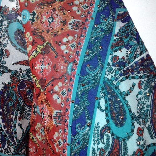 One World "XL" Live & Let Live, High-Low Maxi; Cabincore, schicke Bauernoptik, - Bild 2 von 5