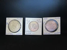 3 Coin Lot Of Silver Mexico & U.S. Coins - SEE DESCRIPTION FOR DETAILS