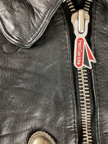 Hein Gericke Leather Biker Jacket Western Fringed Ladies’ EU Size 52 44” - Picture 3 of 24