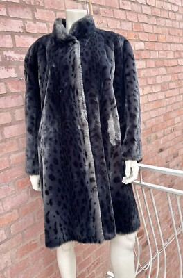 APPARENCE × DISNEY エコファーコート APPARENCE PARIS DISNEY Eco Fur Hooded Coat Leopard vintage