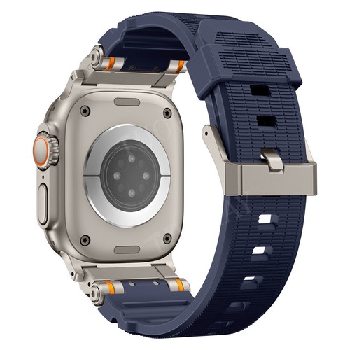 Correa deportiva de metal + silicona para Apple Watch Series 10 9 8 7 6 Ultra 1/2 correa de 49 mm - Imagen 69 de 72