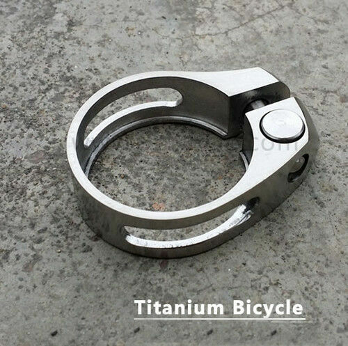 31,8/34,9 mm Fahrrad Titanlegierung Sattelstützenhalter Clip Bike Ti Sattelstützenklemme - Bild 1 von 11
