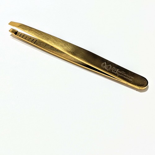 Xcellence 4 Stück Professionelle Augenbrauen Eingewachsene Haarentfernung Pinzette Set mit Etui - Bild 6 von 8