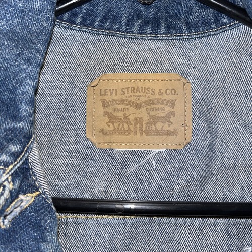 Levi Strauss & Co. Girls Denim Jacket with patches Small - Picture 7 of 11