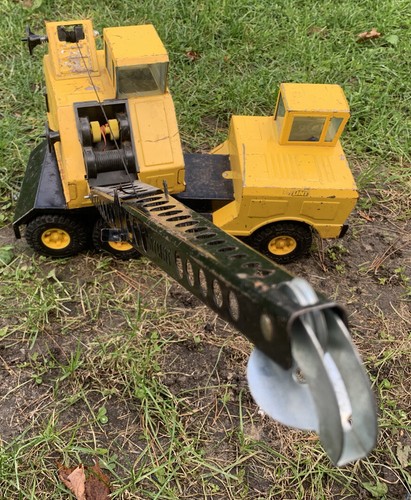 Vintage Nylint MICHIGAN Crane Truck Late 60's - early 70's Yellow Black - Picture 11 of 12