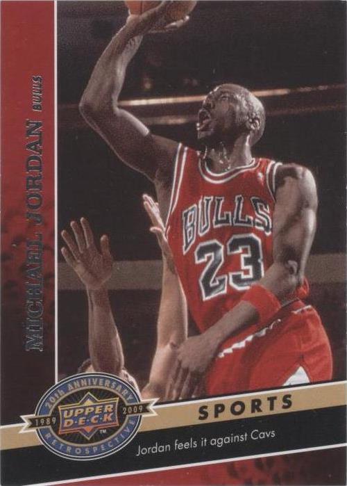 2009 Upper Deck 20th Anniversary Retrospective - Michael Jordan #177 - 1 of 2