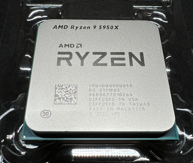 AMD Ryzen 9 5950X Desktop Processor (4.9GHz, 16 Cores, Socket AM4