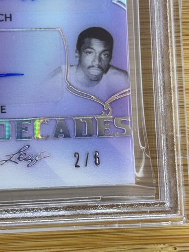 🔥Quad Auto #/6 2020-21 Leaf Pearl Hockey Guy LaFluer Nolan Ryan Staubach Monroe - Picture 2 of 3