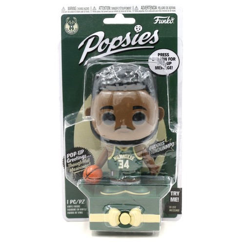 FUNKO POPSIES GIANNIS ANTETOKOUNMPO NBA MILWAUKEE BUCKS 'YOU'RE A REAL MVP!' NEW - 第 1/9 張圖片