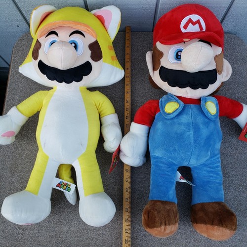 2021 Good Stuff Super Mario Bros Mario x Neko Cat LARGE Plush Nintendo 24" NWT - Picture 23 of 23