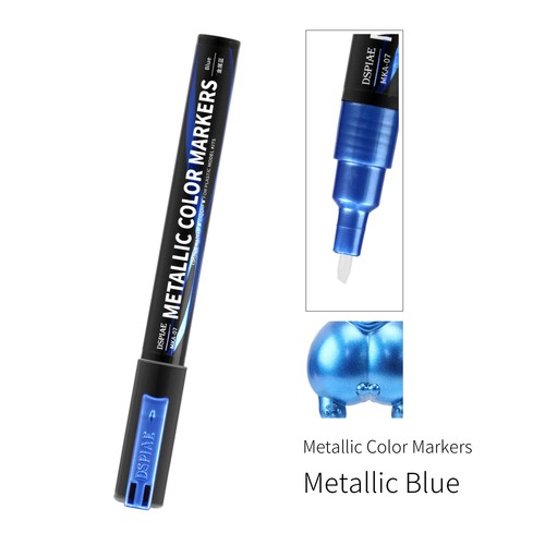 DSPIAE 12-Color Metallic Markers Pen Mecha Model Action Figure Coloring DIY Pen - Picture 16 of 18