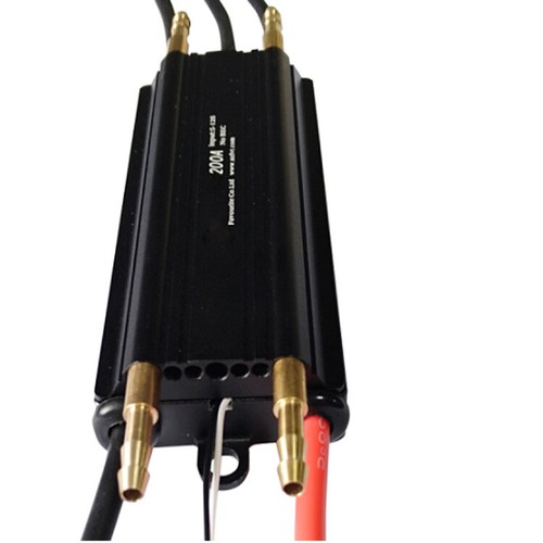 FVT 5-12S 200A alta tensione completamente impermeabile brushless ESC per modello di barca RC - Foto 6 di 10