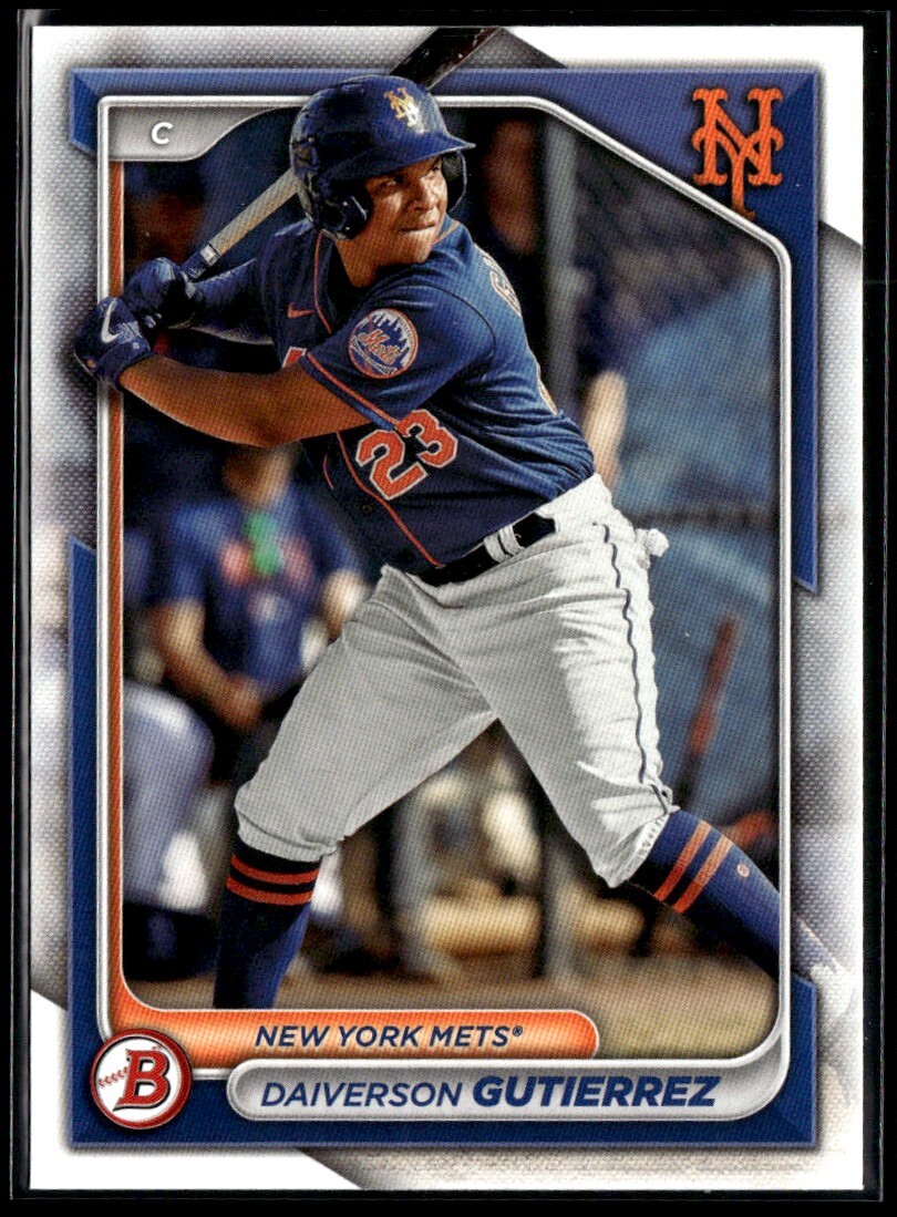 その他 Daiverson Gutierrez 2024 Bowman Prospects Base Daiverson Gutierrez New York Mets