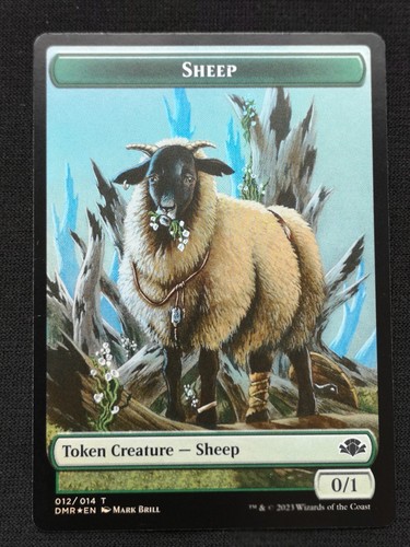 Zombie / Sheep Token - Foil - Dominaria Remastered - NM - EN - 005/012 - Picture 2 of 2