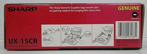NUEVO Antiguo Stock Vintage Genuino Sharp UX-15 CR Imagen Película Fax Repuesto - Imagen 2 de 3