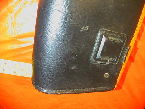 RIVER ROAD SADDLE BAG Leder Motorrad Satteltasche GETRAGEN - Bild 15 von 19