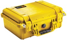 Pelican 1450 Case with Foam Yellow