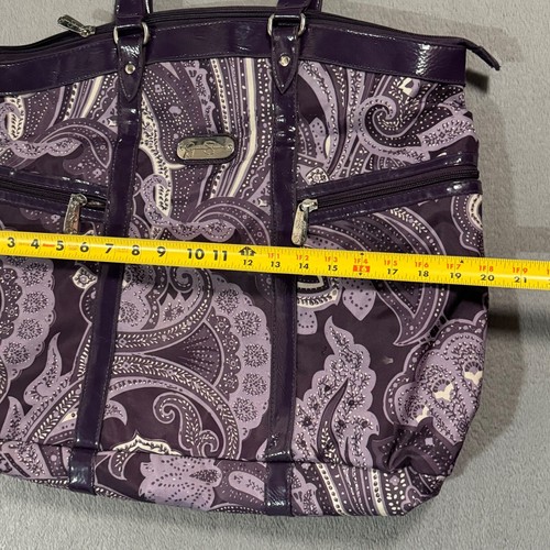 Jessica Simpson Vtg Y2K Floral Business Laptop Travel Bag Purse Tote Carry On - Picture 8 of 22
