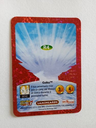CARD DRAGON BALL GT LAMINCARDS 2007 SERIE SMERALDO R4 - Bild 2 von 2