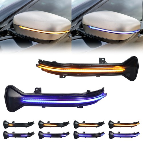 For BMW 3 5 6 7 8 Series G11 G20 G30 Dynamic LED Side Mirror Turn Signal Lights - Picture 14 of 14