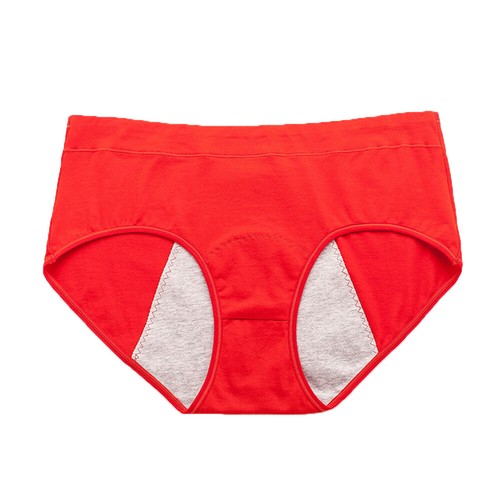 Ropa interior del período menstrual para mujeres a prueba de fugas de algodón para damas bragas calzoncillos - Imagen 6 de 29