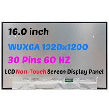 16" for Lenovo Thinkpad E16 GEN 1 2 Type 21M5 21M6 LCD Non-Touch Screen Panel