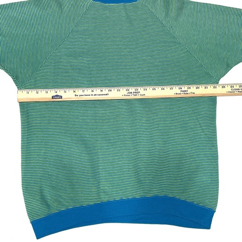 Vintage 60’s Colorado State Striped Short Sleeve Sweatshirt- Men’s Size Large - Picture 10 of 11