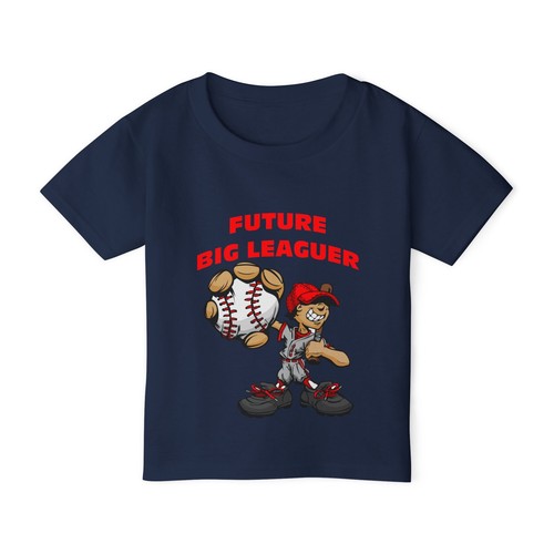 Future Big Leaguer Baseball Star T-shirt, Kids Youth Funny Toddler TEE Apparel - Picture 15 of 18