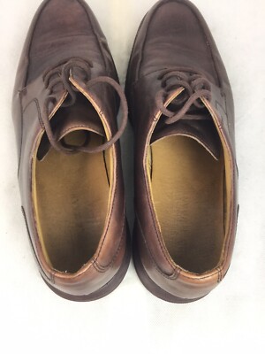 Cole Haan C12601 LunarGrand Brown Apron Moc Casual Oxfords Men\'s US 9 M *READ* Cole Haan C12601 LunarGrand Brown Apron Moc Wedge Oxfords  main image 4