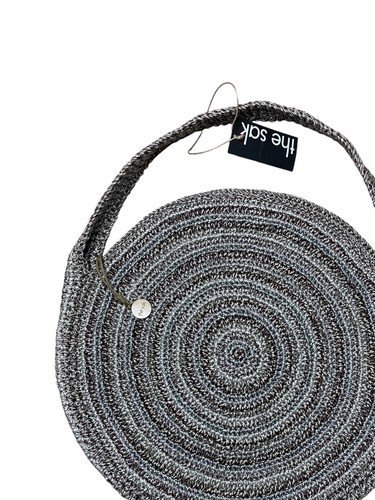 The SAK Crochet Knitted  Hobo Circle Round HandBag Back To Bali Handmade - Picture 2 of 5
