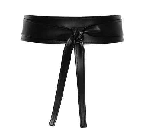 Leather Obi Belt For Women Wrap Belt Soft Lambskin Handmade All Color Western - Picture 13 of 34