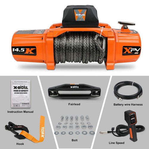 X-BULL 12V Electric Winch 10000LBS 12000LBS 14500LBS Truck Towing Jeep Winch 4WD - Picture 79 of 137