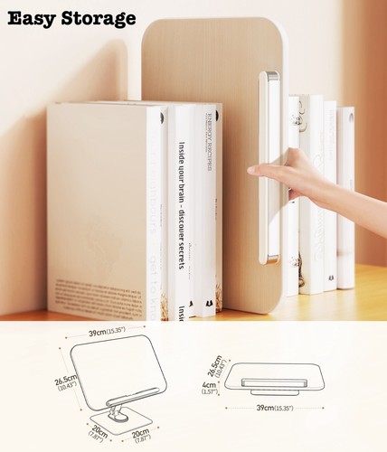 Bookstand for Large Textbooks , Cookbook Holders for Kitchen Counter , Rotatable - Picture 21 of 28