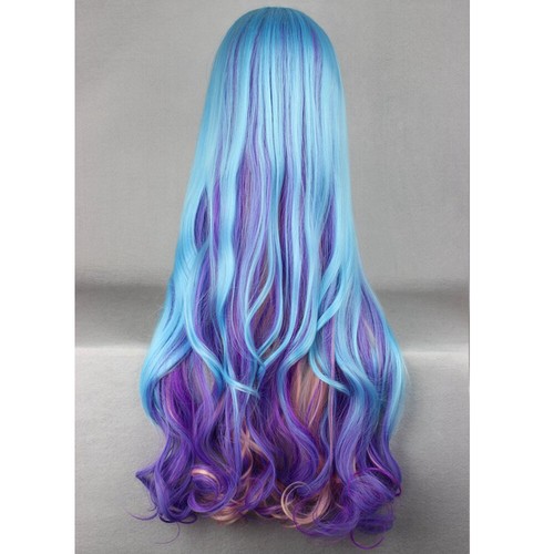 Long Cosplay Wig Party Wigs Full Synthetic Hair 80cm/31.5" Anime Mix Color - Picture 3 of 5