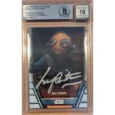 2020 Star Wars Holocron #RES9 Signed by Lupita Nyong'o Beckett Witnessed 2020 Star Wars Holocron #RES9 Signed by Lupita Nyong'o Beckett Witnessed
