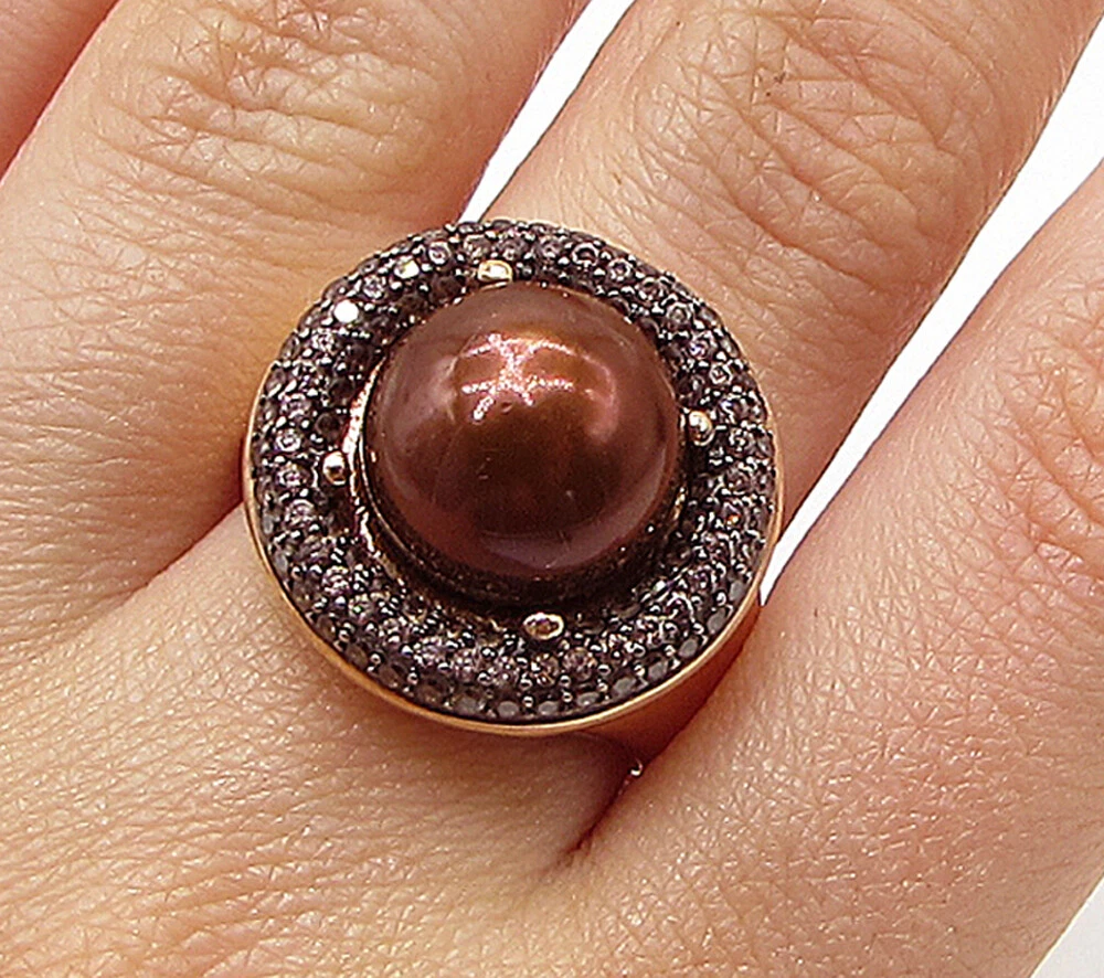 Smoky quartz deals cocktail rings