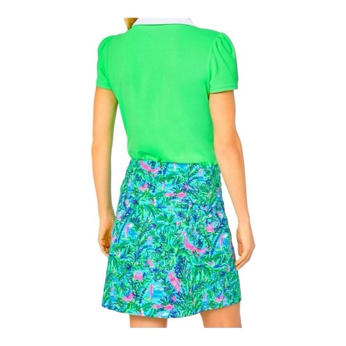 Lilly Pulitzer Monica Skort Par Fection Golf Blue Horizon Sz 10 Luxletic - Picture 2 of 9
