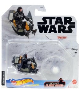 STAR WARS Darth Maul's SPEEDER Bloodfin✰2019 Hot Wheels ✰ STARSHIPS FLIGHT STAND STAR WARS Darth Maul's SPEEDER Bloodfin✰2019 Hot Wheels ✰ STARSHIPS FLIGHT STAND