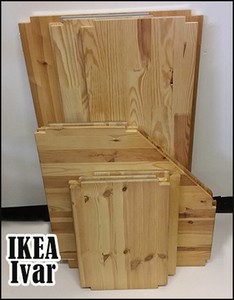 Ivar 3 Sections Corner Pine White Ikea