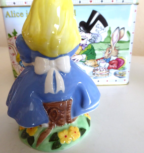 John Beswick / Paul Cardew Alice im Wunderland Disney Figur Dose SELTEN ENGLAND - Bild 3 von 3