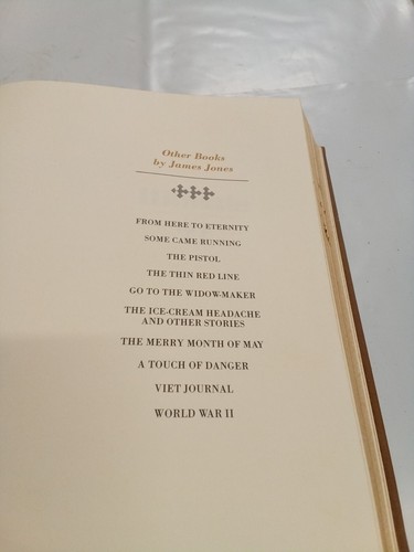 WHISTLE BY JAMES JONES THE FRANKLIN LIBRARY FIRST EDITION LEATHER BOUND 1978 - Picture 5 of 12