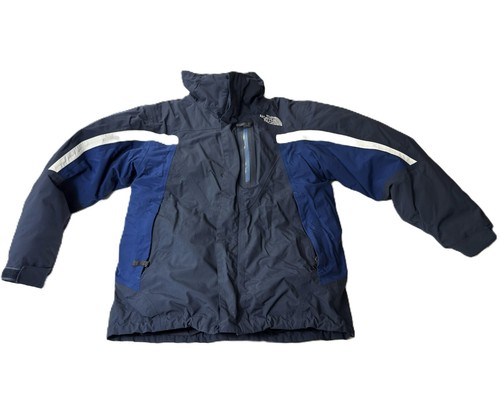 The North Face HyVent - Blue & White Boys Coat - SIZE MEDIUM (10/12) - *NO HOOD* - Picture 2 of 9