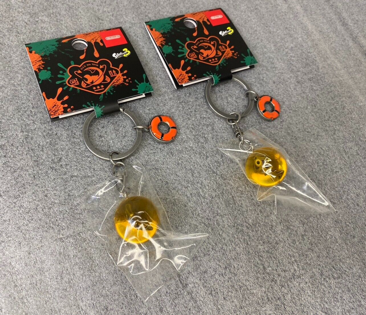 SALMON RUN Golden Egg Keychain Splatoon 3 Set of 2 Nintendo TOKYO