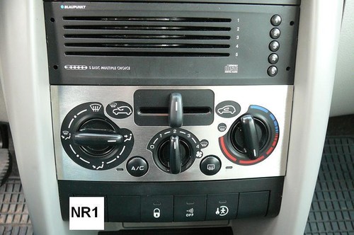 PLAQUE CONSOLE PEUGEOT 207 CC RC SW QK TURBO SERIE 64 NICE ACTIVE PREMIUM ACCESS - Picture 6 of 7