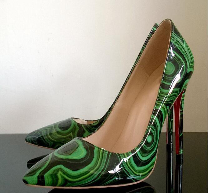 US4-11 Womens Pointed Toe Pumps Colorful Wave Pattern Stilettos Sexy Shoes Chic US4-11 Womens Pointed Toe Pumps Colorful Wave Pattern Stilettos Sexy Shoes Chic