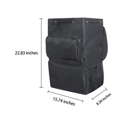 SUV Off-road Vehicle Spare Tire Trash Bag Cargo Storage Bag w/ Adjustable Straps - Picture 5 of 7