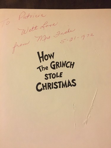 HOW THE GRINCH STOLE CHRISTMAS by Dr. Seuss - 1957 Vintage Clothbound Copy RARE! - Bild 6 von 12