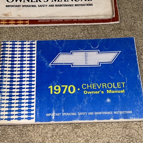 Vintage Chevrolet Owner Manuals 1974 1975 1971 1970 1977 1979 Cars - Picture 14 of 23