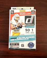 Brand New 2021 Panini Donruss NFL Football Hanger Box 50 Cards In Hand Ships Now