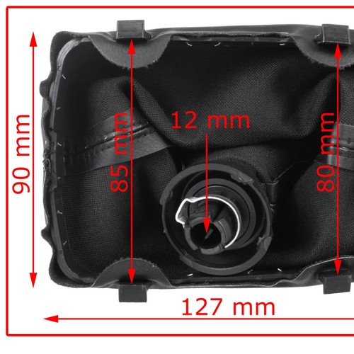 POMMEAU DE LEVIER DE VITESSE + SOUFFLET AVEC CADRE - 6V POUR AUDI A3 8L 00-06 - Afbeelding 6 van 22